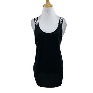 Nike Tank Top Womens S Small Black White Regata Icon Clash Training Elastika